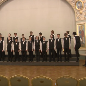 Юношеский хор капеллы на Фестивале-конкурсе «Рождественская песнь»